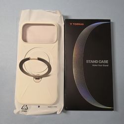 TORRAS Q3 Silicone for iPhone 17 Pro Max Case with Stand, Fit for MagSafe