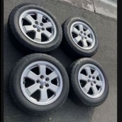 4 - 185/65r15 5x100 5x3.94 Stock Toyota Prius Impreza Wheels Rims Tires !!!!!!!!