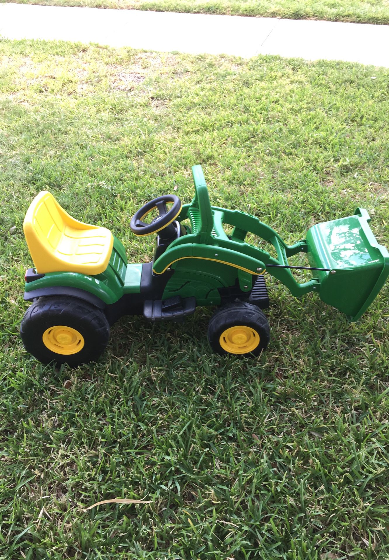 John Deere tractor with charger