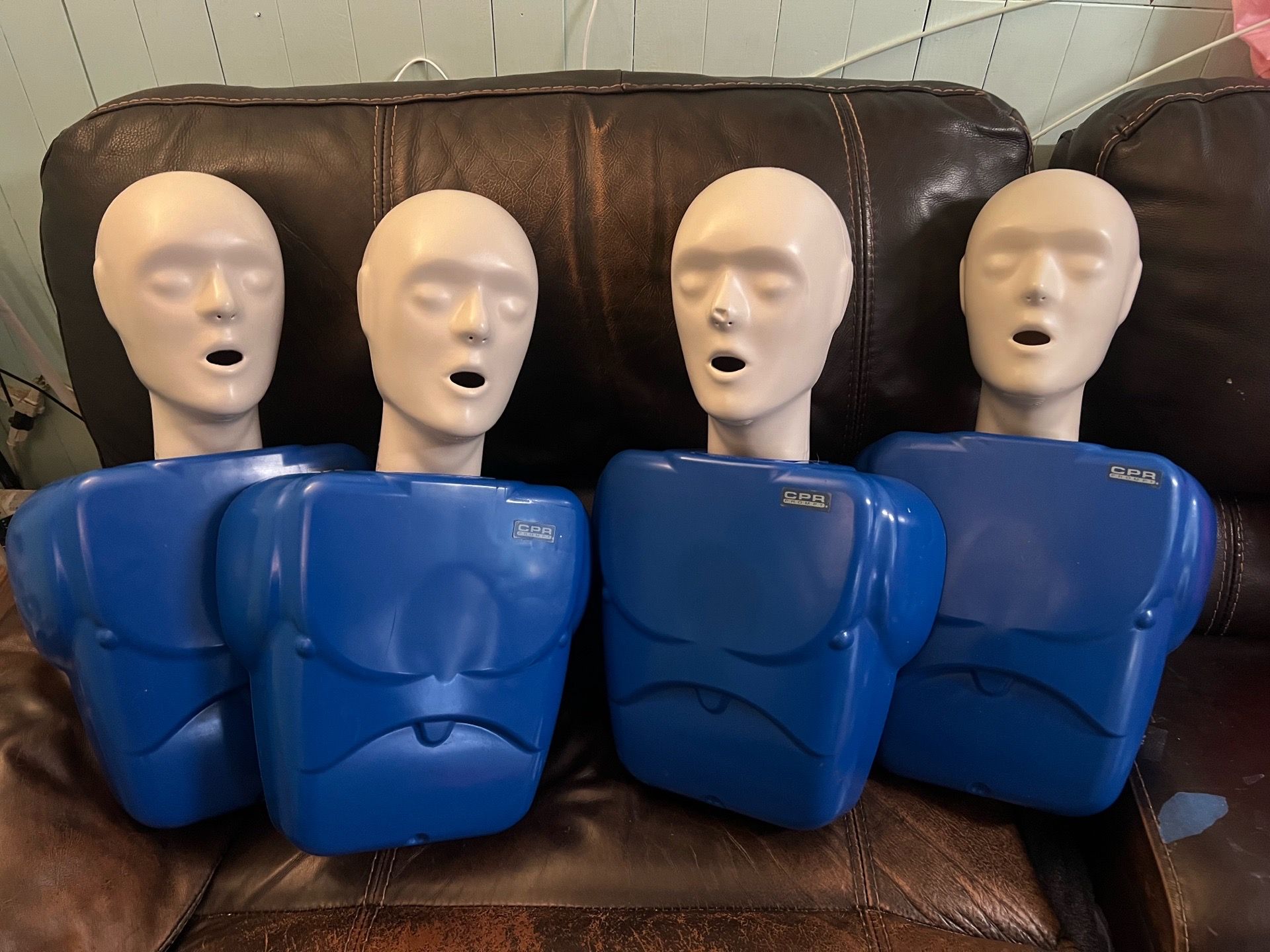 Prestan Adult/Child Professional CPR Training manikin/dummy kit 4 heads & torsos