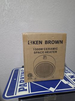 Ken Brown 1500W Ceramic Space Heater
