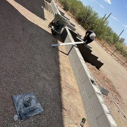 Block Fence Stucco