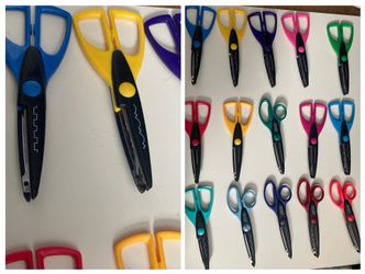 Like new edging craft scissors $10 per set