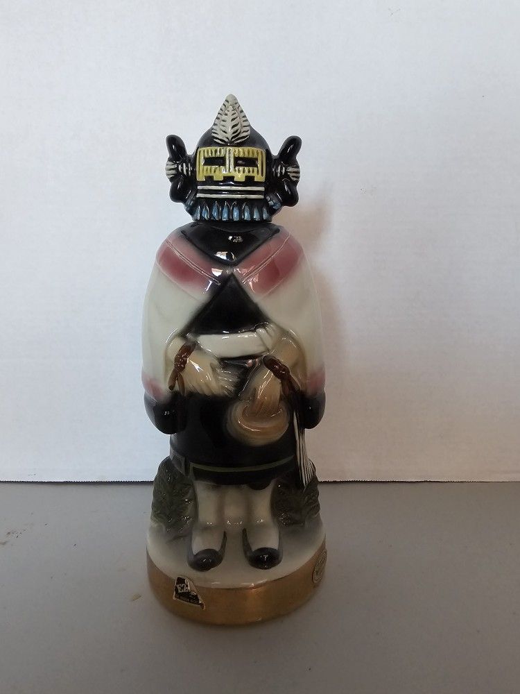 1975 Ezra Brooks Katchina Liquor Bottle