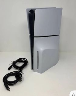 Sony PlayStation 5 Slim Disc PS5 1TB Console & Cords in controller