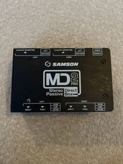 Samson MD 2 Pro Stereo Passive Direct Box 