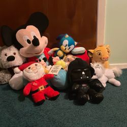 Assorted Stuffed Animals