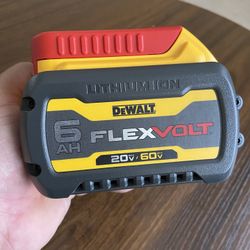 Dewalt  6AH 20v/60v FLEXVOLT LITHIUM ION (Brand New)