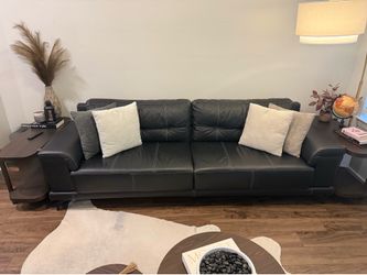Genuine leather sofa