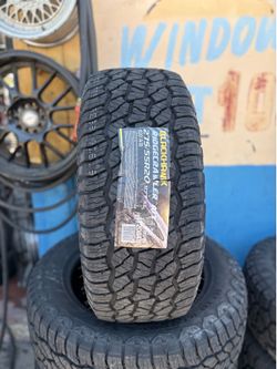 275/55/20 AT. Blackhawk tires 🛞 $540