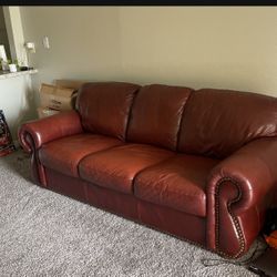 Leather Couch 