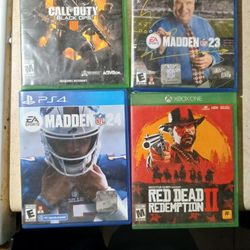 Ps 4 And X Box Games 