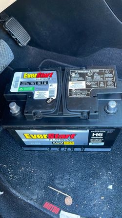 New h6 AGM truck or car battery for $80