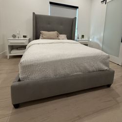 Zgallerie Blakey Queen Bed Frame And Plush Mattress