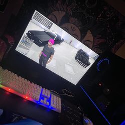 Intel i7 4770k entry level gaming PC, Lg monitor 120hz, rgb keyboard and mouse