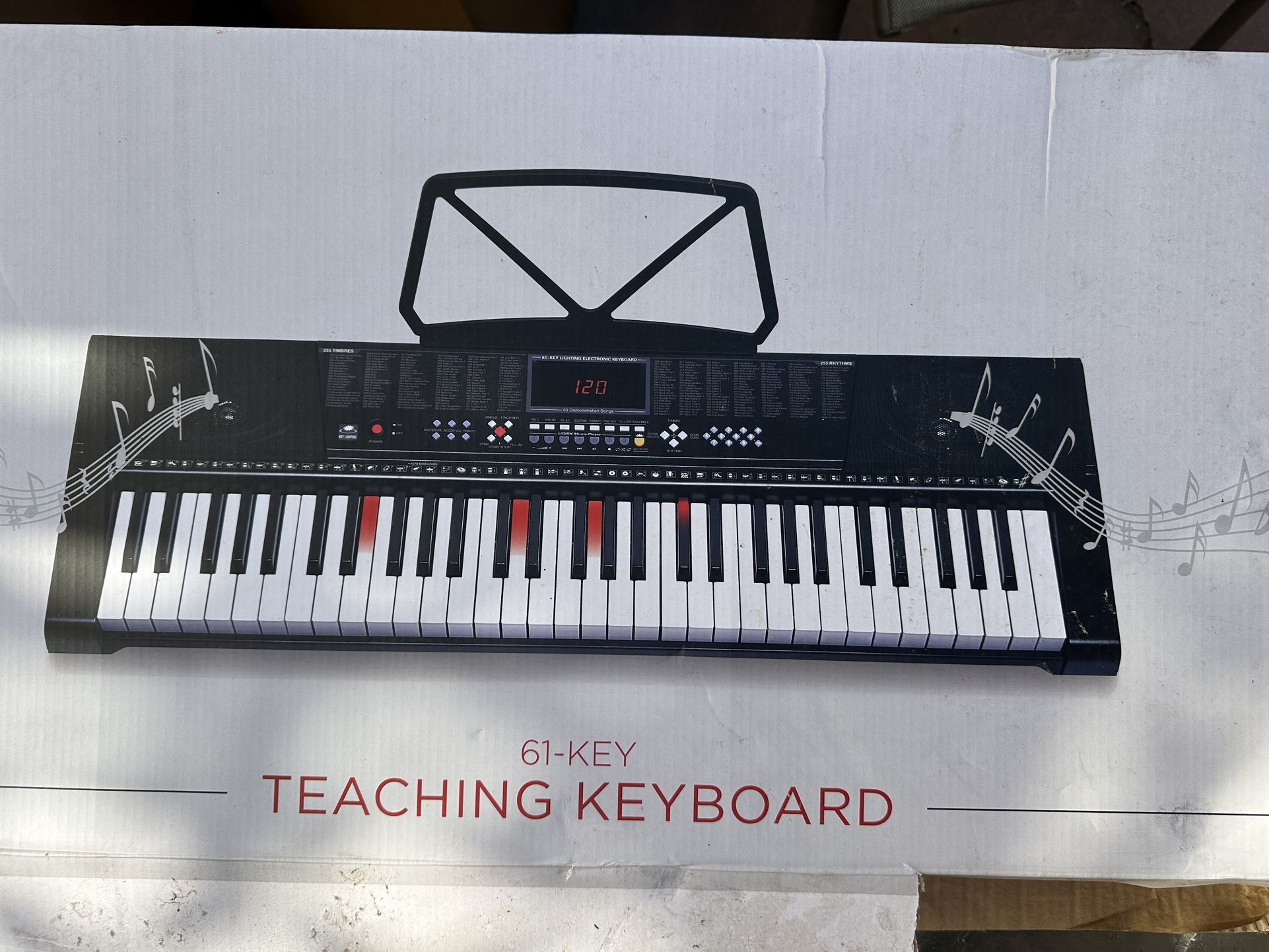 Electric Learning Keyboard With Stand