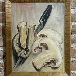 Vintage Original Oil Still-life Painting 