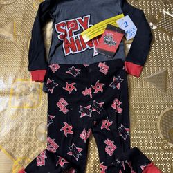 (2) Sets Of Spy Ninja PJ's Toddler (Size 4)