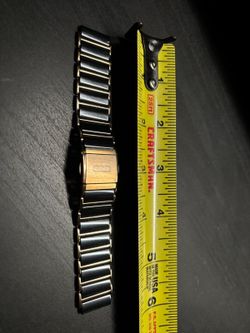 Rado Black Ceramic & Gold Tone Two-Tone Watch Bracelet Band