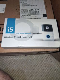 Wireless  visual  doorbell