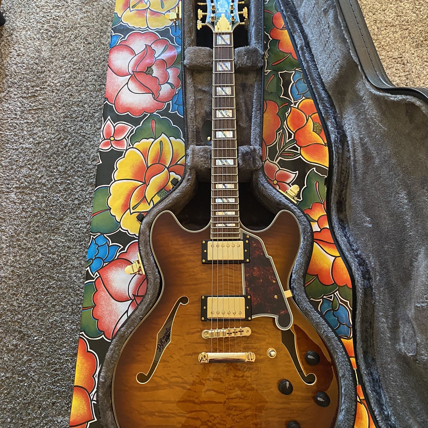 D’Angelico Semi-Hollow Electric Guitar
