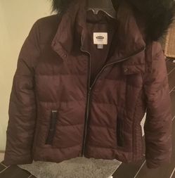 Dark Brown Winter Jacket - LIKE NEW