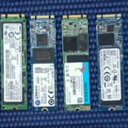 TOTAL OF 3  SSD HARD DRIVES - 2 M.2,  1 MACBOOK SSD (Best offer)