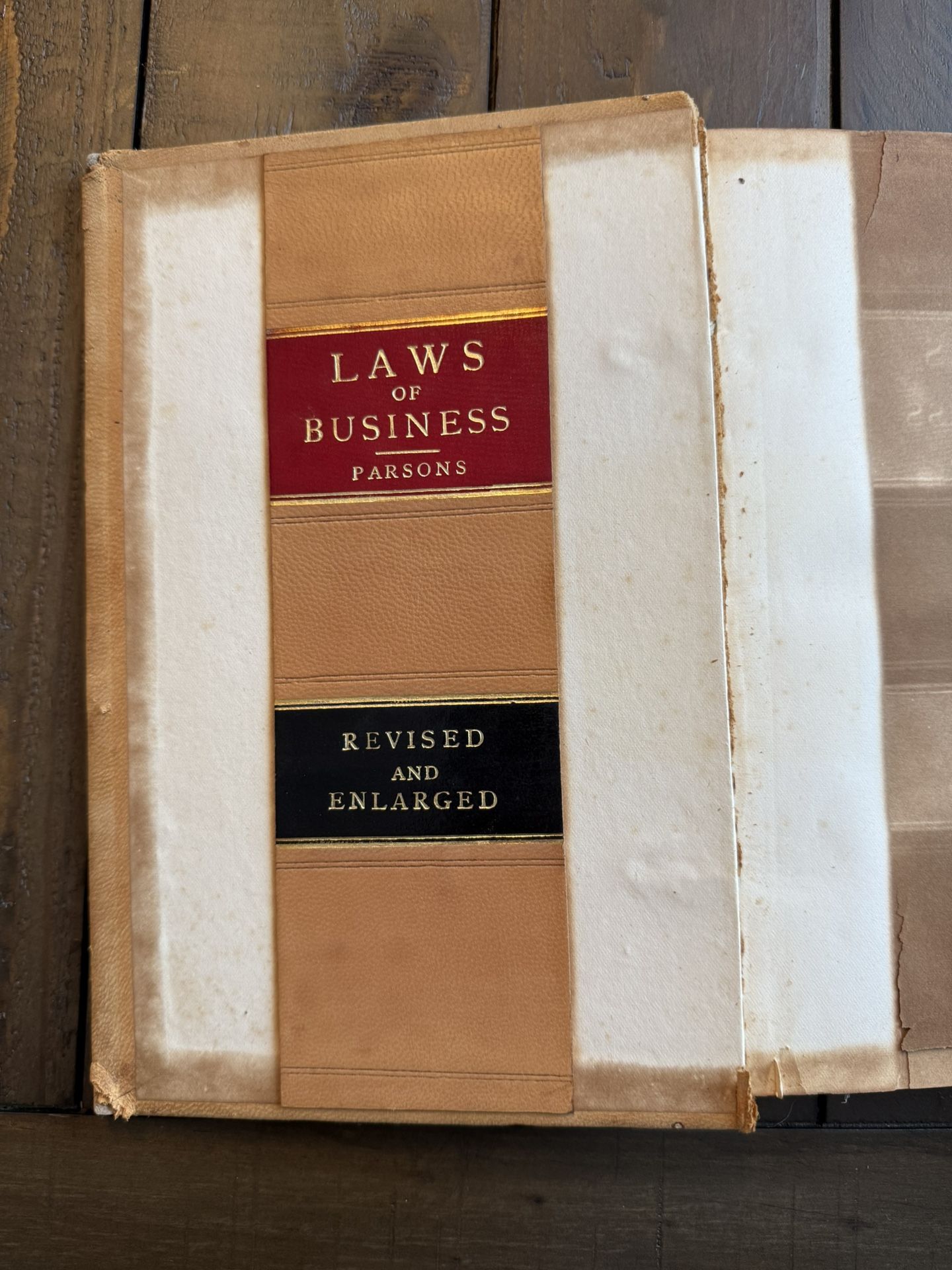 Laws of Business - Parsons - 1887 - Revised and Enlargened