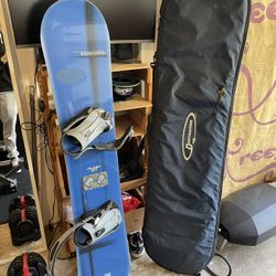 Rossignol And Burton Snowboards With Bindings 