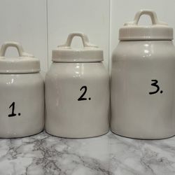 Rae Dunn 1,2,3 Set