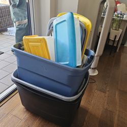 Storage Containers (All Have Lids)