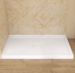 60 x 36 Acrylic Shower Pan Base - Center Drain - New