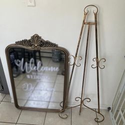 Easel And Mirror
