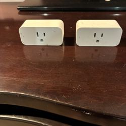 2ct Lot Amazon Smart AC Plug Works with Alexa Model HD34BX WiFi