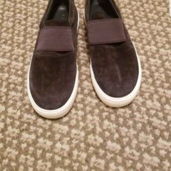 Vince Suede Slip On Shoes 