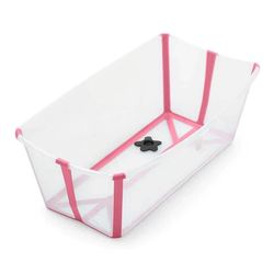 Flexi Bath® Foldable Baby Bath Tub with Temperature Plug 
