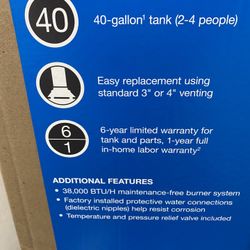 Rheem Water Heater 40 Gal