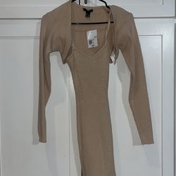 Forever 21 Dress And Mini Sweater Set