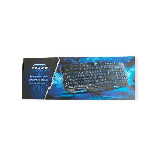 3 Color LED Backlight USB Wired illuminated Game Gaming Keyboard PC