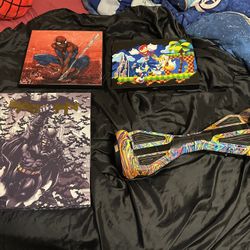 Hover board and charger and posters