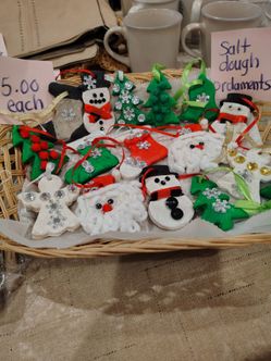 Salt dough ordaments