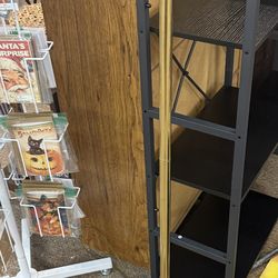 Mid Century Brass Swing and Extension Arm Floor Lamp