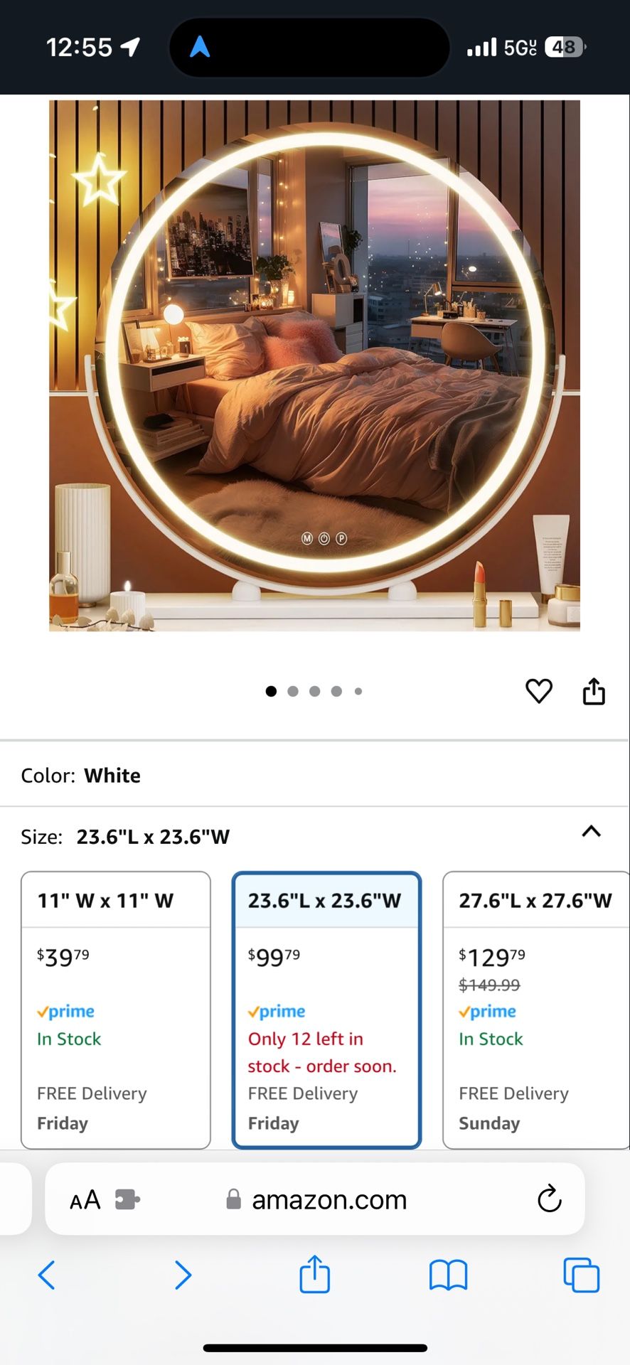 Vanity /Make Up Mirror