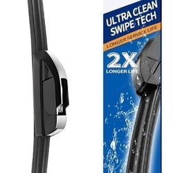 2x PC 16" Windshield Wiper Blade Equipment Automotive Replacement Altima 2018-2007 Maxima 2023-2009 U/J Hook Blade