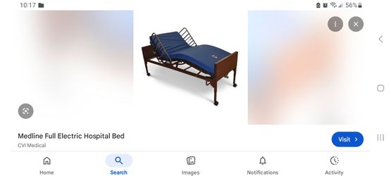 Medline  hospital  bed