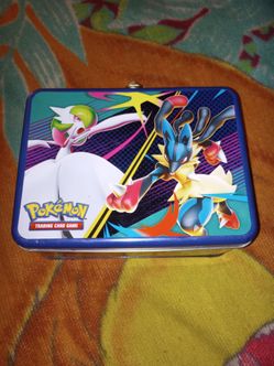Pokémon TCG Lucario and Gardevoir Lunch Tin Lot