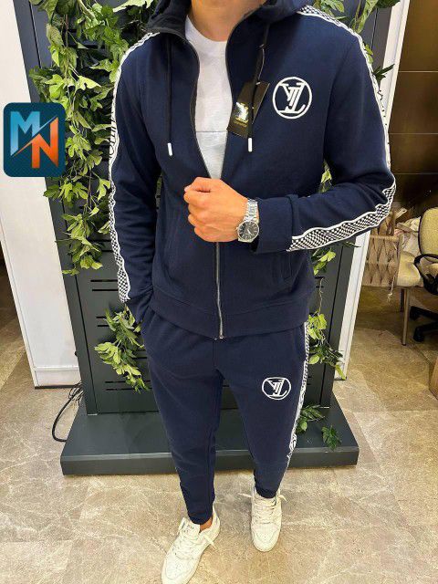 Navy Blue Zip Up LV Track Suit for Sale in Las Vegas, NV - OfferUp