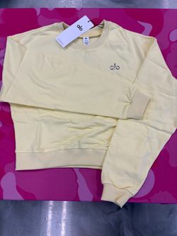 Yellow Alo CrewNeck