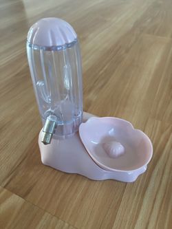 2 in 1 Hamster Feeder Small Animal Water Bottle & Food Bowl