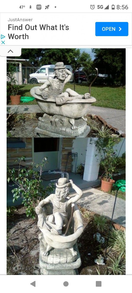 Man In Bathtub Made In 1917